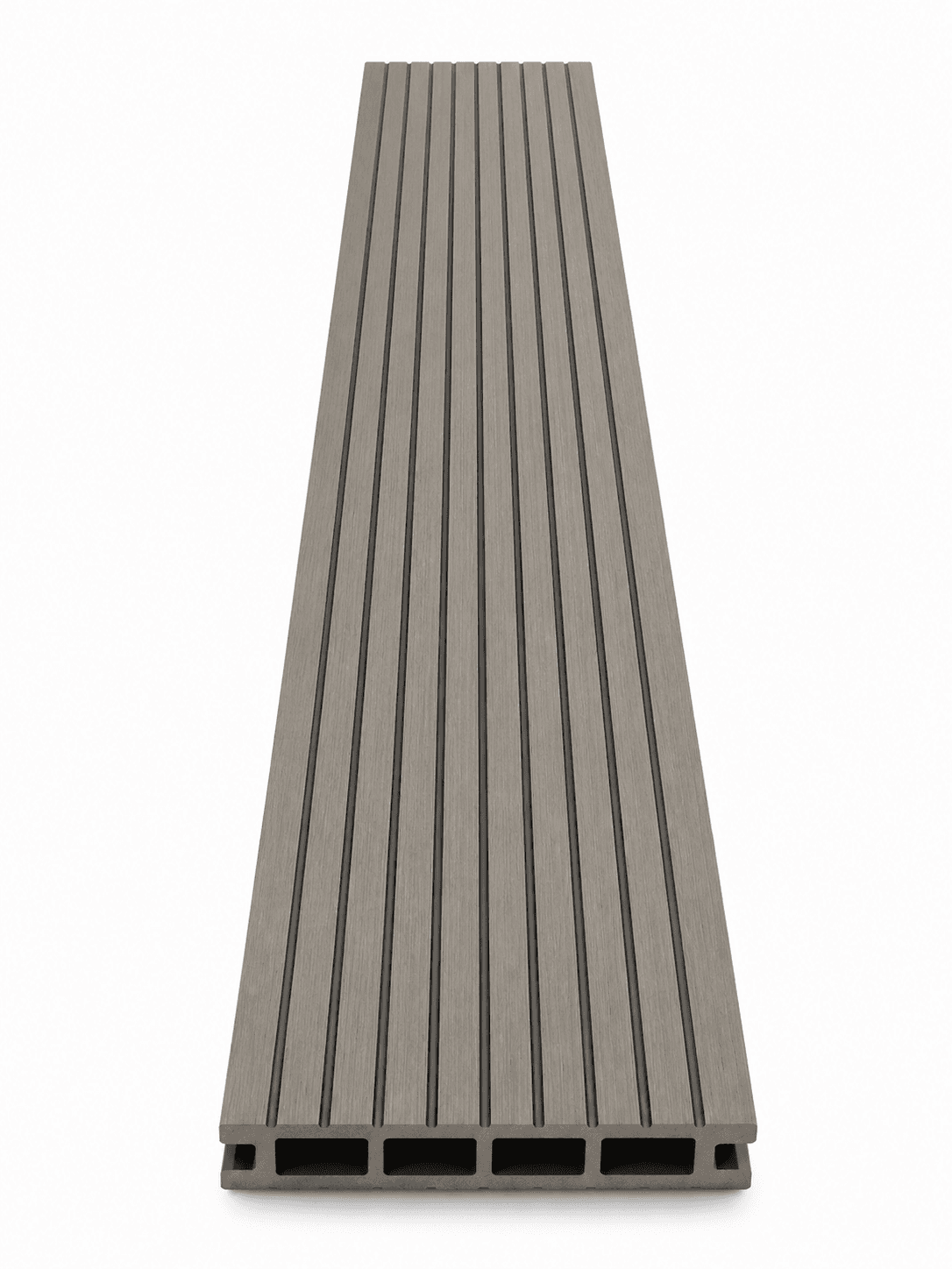 Placă Deck Lemn Compozit (WPC) Light Gray – 146 × 25 × 2900 mm 2